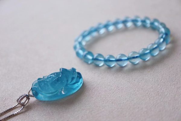 气温骤升,海蓝宝透心凉-菩心晶舍