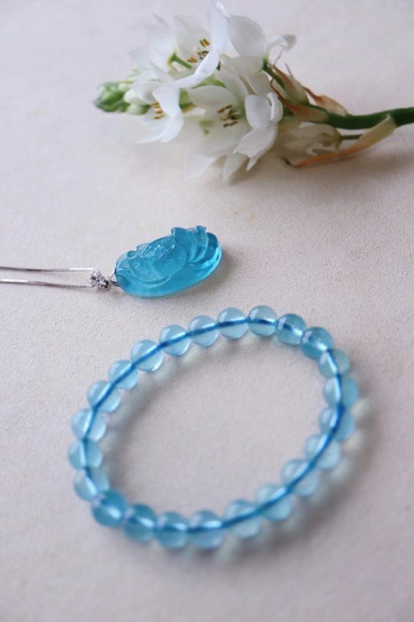 气温骤升,海蓝宝透心凉-菩心晶舍