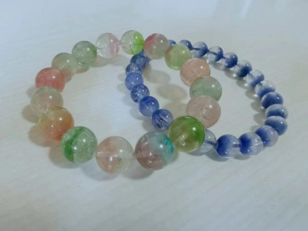 【客户返图】碧玺、 红兔毛、蓝发晶、黄水晶,一觉醒来,收到绝美返图!-菩心晶舍