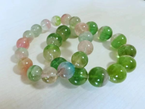 【客户返图】碧玺、 红兔毛、蓝发晶、黄水晶,一觉醒来,收到绝美返图!-菩心晶舍