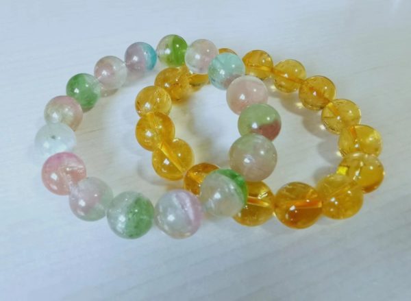 【客户返图】碧玺、 红兔毛、蓝发晶、黄水晶,一觉醒来,收到绝美返图!-菩心晶舍