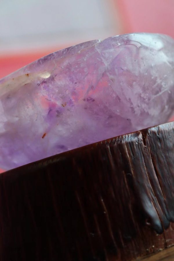 两只薰衣草色的紫水晶聚宝盆小可爱,紫气东来,浪漫温馨-菩心晶舍