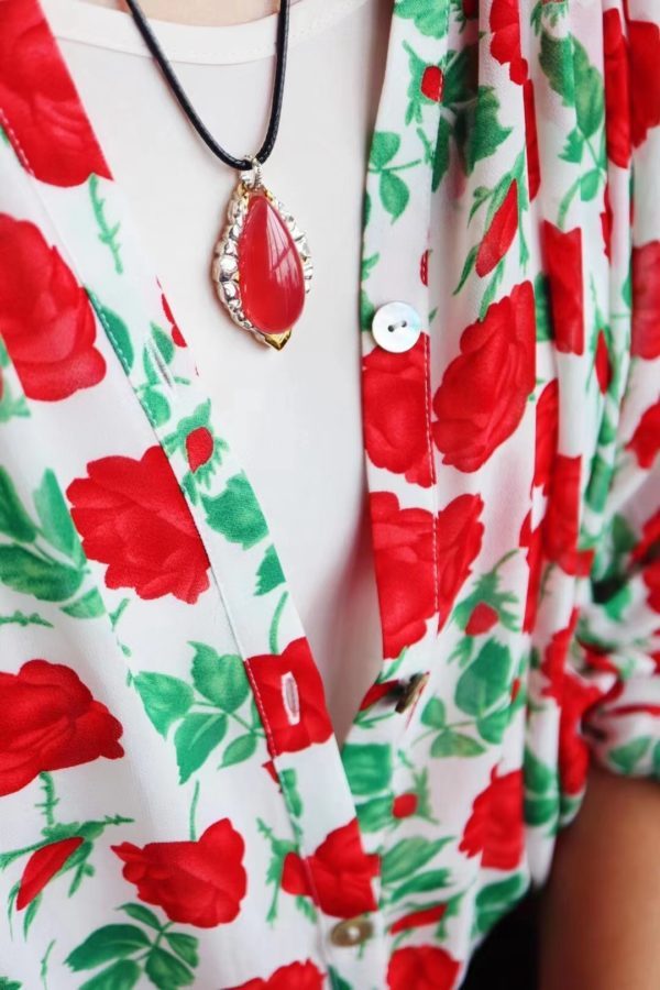 印加玫瑰红纹石,还有个小外号叫爱神小丘比特,出游必戴-菩心晶舍