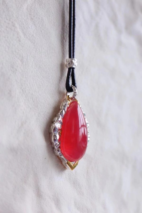 印加玫瑰红纹石,还有个小外号叫爱神小丘比特,出游必戴-菩心晶舍