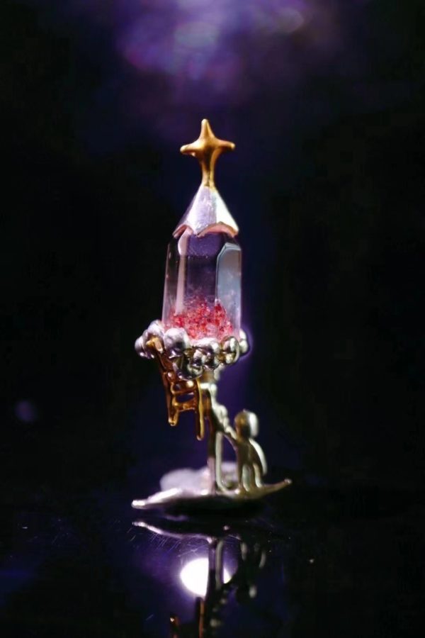 金草莓晶,一盏灯、一个人……-菩心晶舍