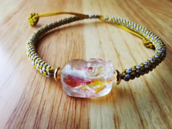 【客户返图】碧玺、黑肉老山檀、锦鲤貔貅返图,龚俊老婆发来返图-菩心晶舍