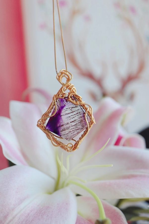 值得期许的小确幸 — 紫发晶手链-菩心晶舍