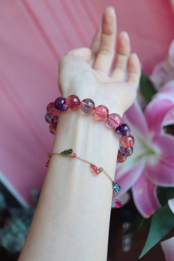 值得期许的小确幸 — 紫发晶手链-菩心晶舍