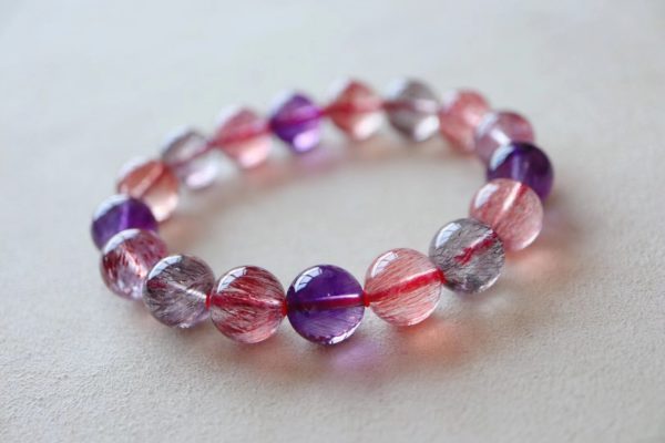 值得期许的小确幸 — 紫发晶手链-菩心晶舍