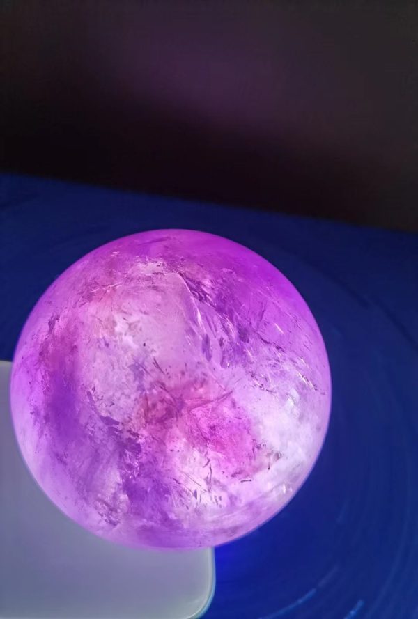 【客户返图】紫晶球返图,爱人来返图,很像托-菩心晶舍