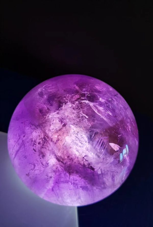 【客户返图】紫晶球返图,爱人来返图,很像托-菩心晶舍