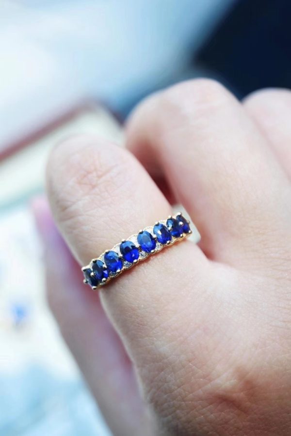 蓝发晶、蓝宝石、红宝石,仙仙的珠宝凉快下-菩心晶舍