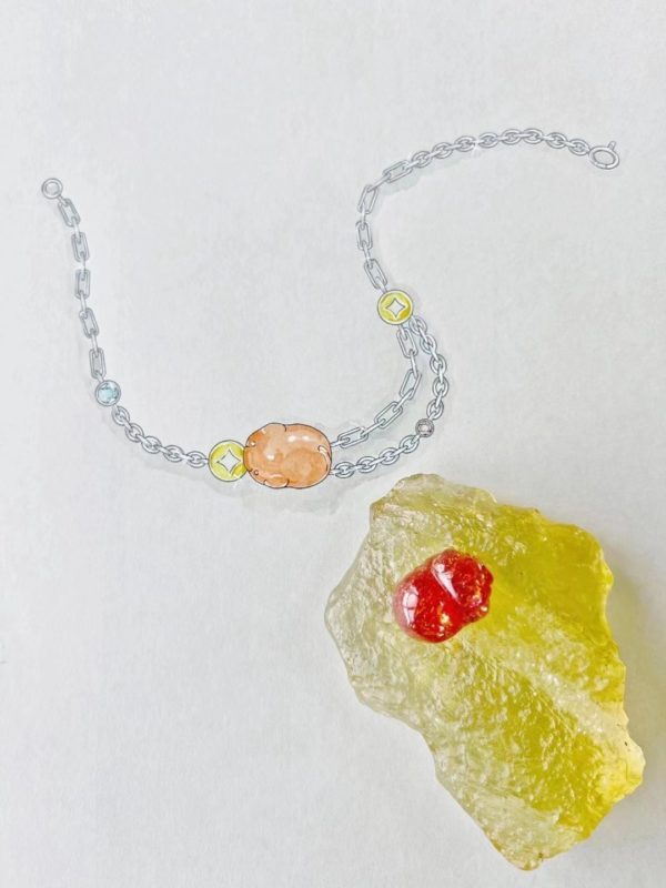 金太阳石,拥有太阳属性的小猪猪,才是真正的金猪-菩心晶舍