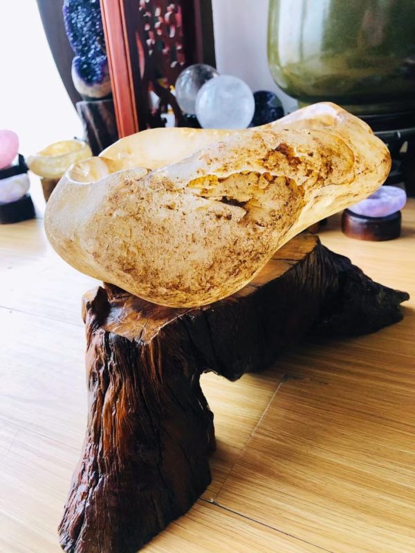 原皮白水晶聚宝盆,晶石界的爱马仕-菩心晶舍