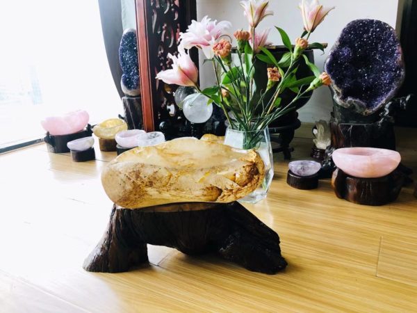 原皮白水晶聚宝盆,晶石界的爱马仕-菩心晶舍