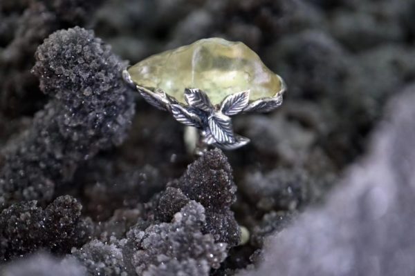 黄金陨石戒指,终于有一款新款现货了,森系,强有力的设计-菩心晶舍