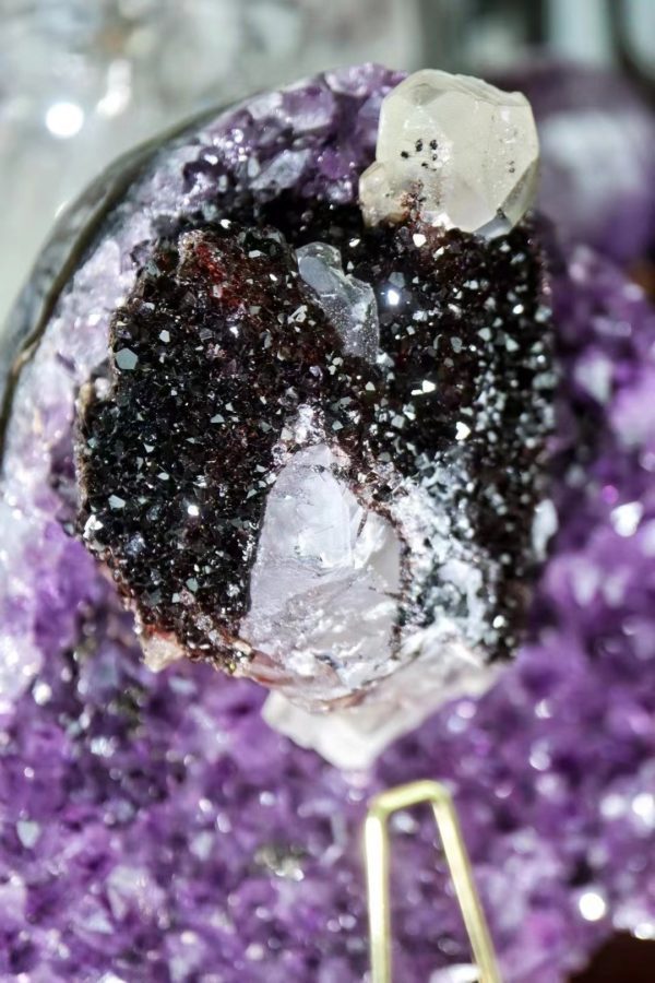 原矿紫晶簇&超强伴生,满足了我所有的幻想-菩心晶舍