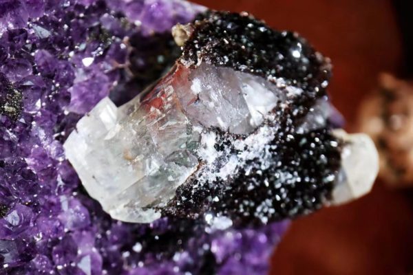 原矿紫晶簇&超强伴生,满足了我所有的幻想-菩心晶舍