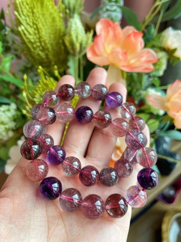 超七紫发晶,愿朝暮风景,皆得赏-菩心晶舍