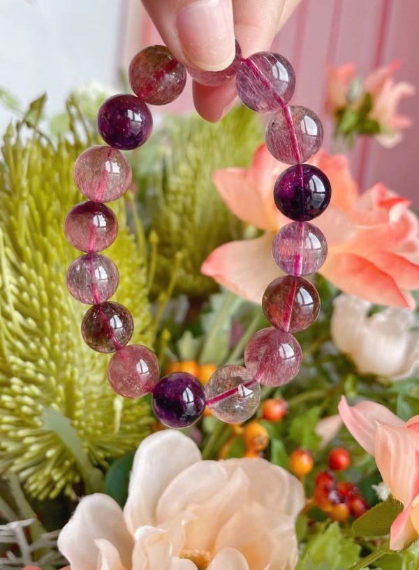 超七紫发晶,愿朝暮风景,皆得赏-菩心晶舍