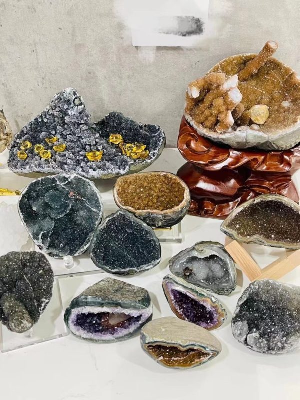 【客户返图】彩晶簇返图,要学会,自己给自己快乐!-菩心晶舍