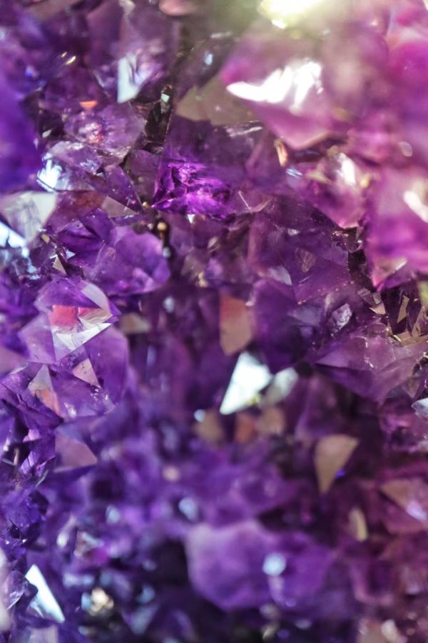 桌面精品小可爱紫晶洞一只,而且是超原矿哦-菩心晶舍