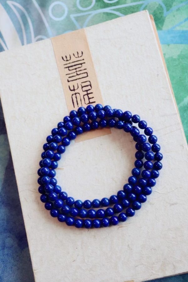 老矿青金石一百零八子,世间最美好的遇见-菩心晶舍