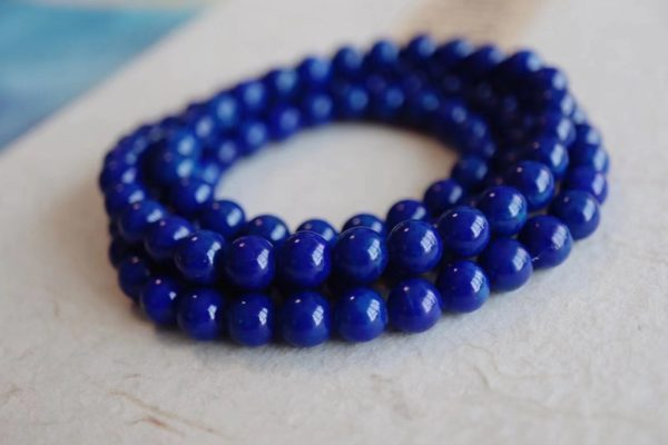 老矿青金石一百零八子,世间最美好的遇见-菩心晶舍