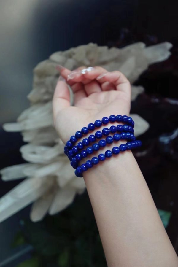 老矿青金石一百零八子,世间最美好的遇见-菩心晶舍