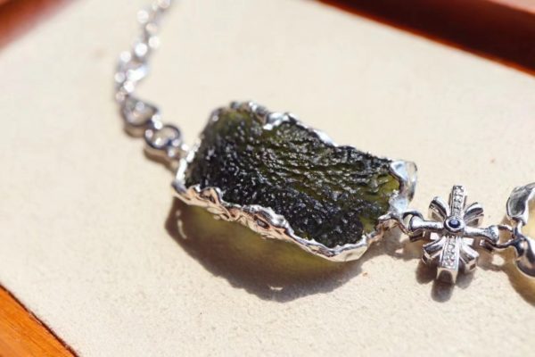 捷克陨石 & 黄金陨石手链,精工镶嵌,经典且独特,值得珍藏-菩心晶舍