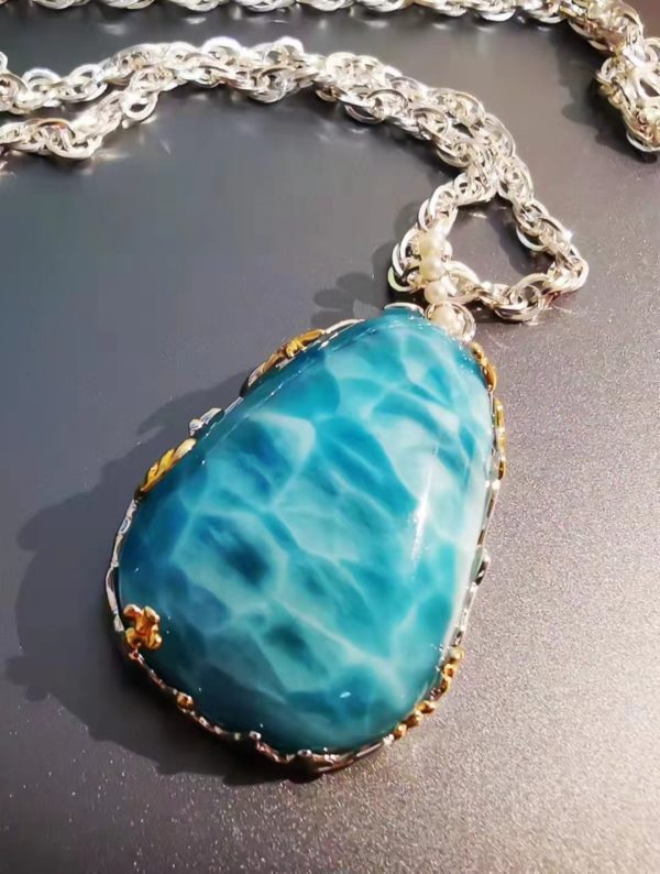 【客户返图】海纹石、斑彩石、蓝发晶返图,菩心的晶石,一直看一直美-菩心晶舍