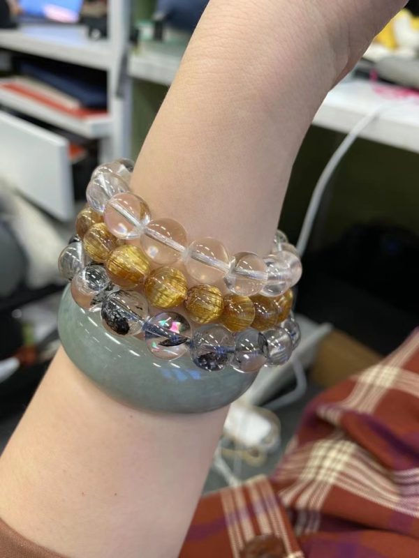 【客户返图】钛晶、闪灵钻、赛黄晶返图,被菩心晶石闪到的日子~-菩心晶舍