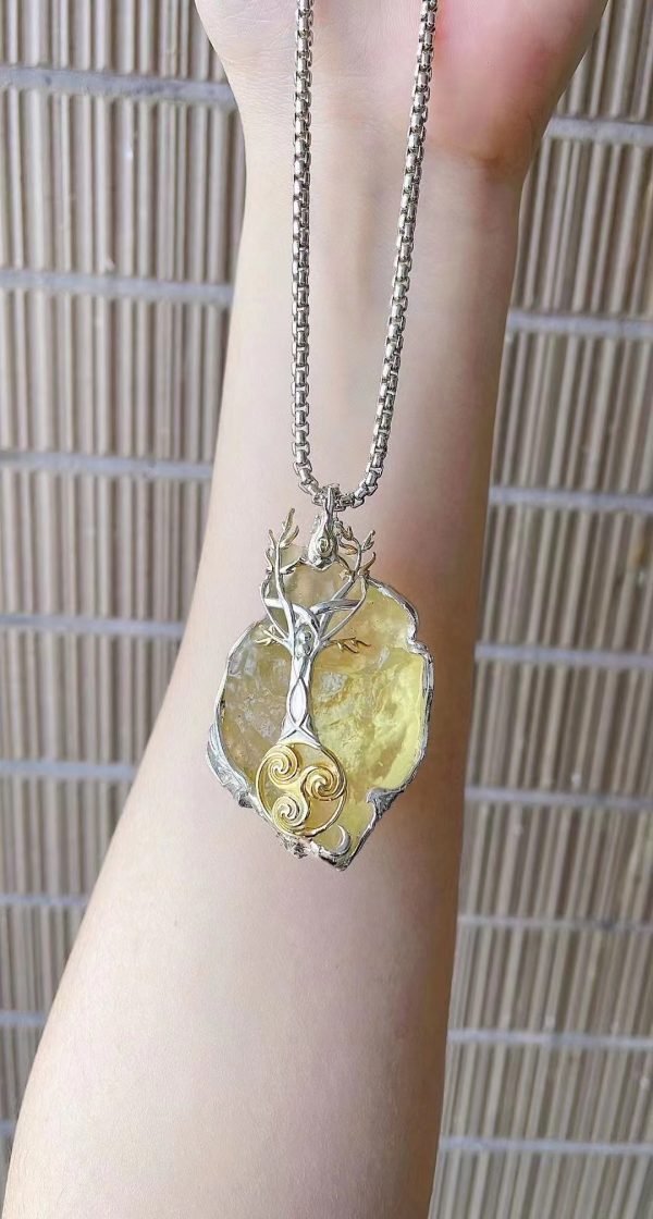 【客户返图】黄金陨石生命之树款返图-菩心晶舍