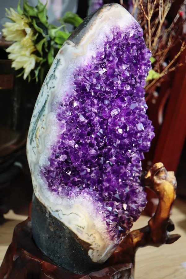 乌拉圭紫晶簇怎么挑选-菩心晶舍