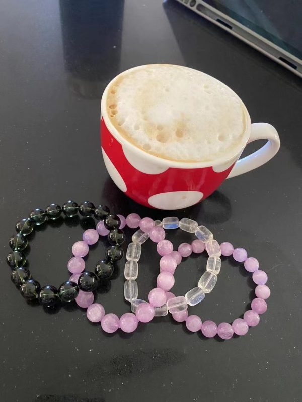 【客户返图】捷克陨石、黄金陨石、紫锂辉、月光石返图-菩心晶舍