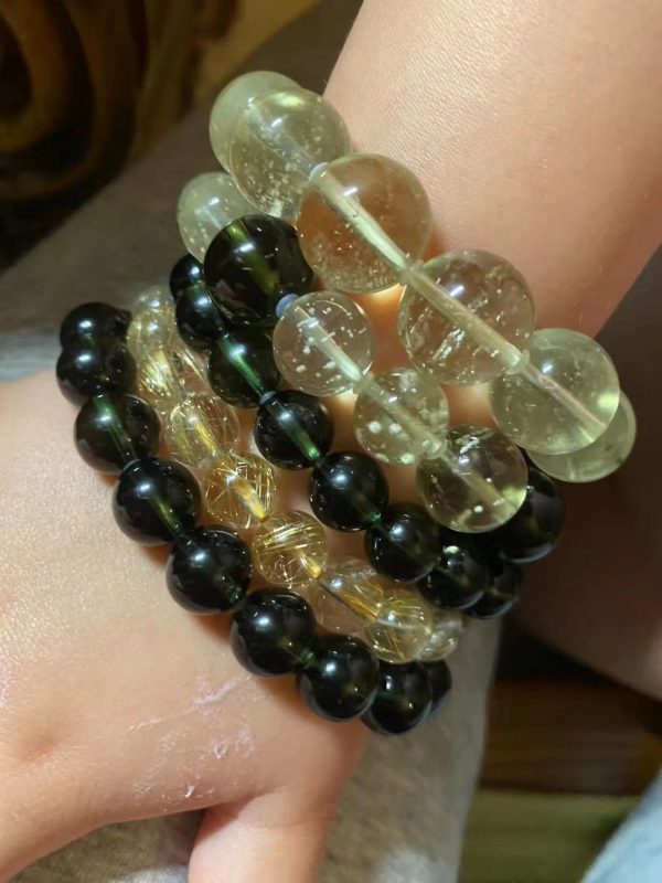 【客户返图】捷克陨石、黄金陨石、紫锂辉、月光石返图-菩心晶舍