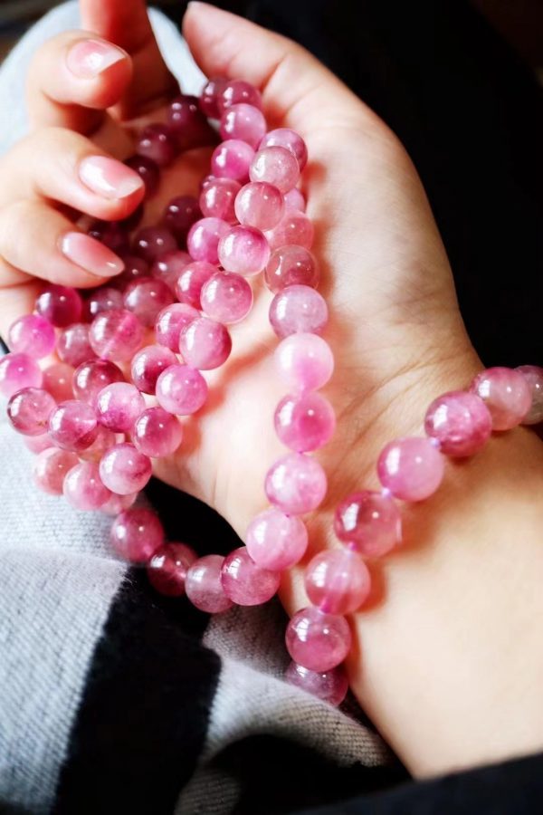 粉嫩渐变的粉碧玺,简直比粉晶香多了-菩心晶舍