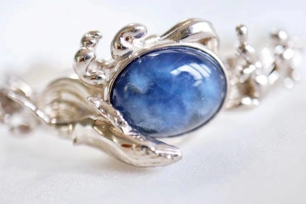 用蓝发晶做一款层次感很强的镯子-菩心晶舍