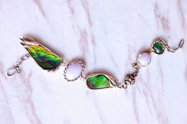 斑彩石手镯,最新设计的款式!-菩心晶舍