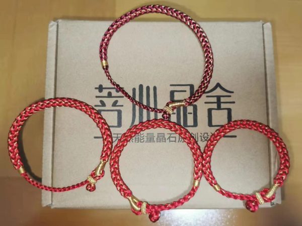 【客户返图】新年重工红绳返图,新年,狠狠好运!!-菩心晶舍