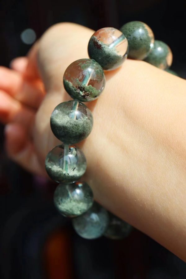 绿幽灵聚宝盆,五行属木,主生长、升发-菩心晶舍