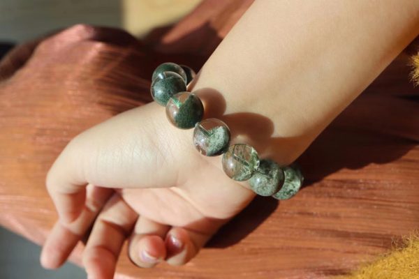 绿幽灵聚宝盆,五行属木,主生长、升发-菩心晶舍