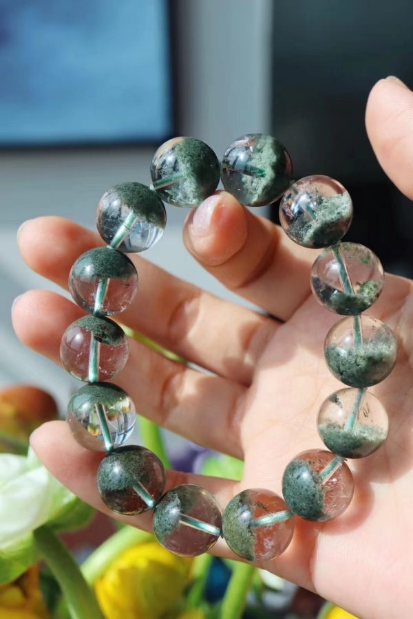 绿幽灵聚宝盆,五行属木,主生长、升发-菩心晶舍