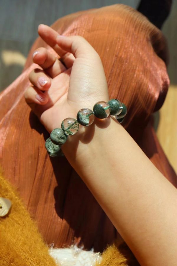 绿幽灵聚宝盆,五行属木,主生长、升发-菩心晶舍