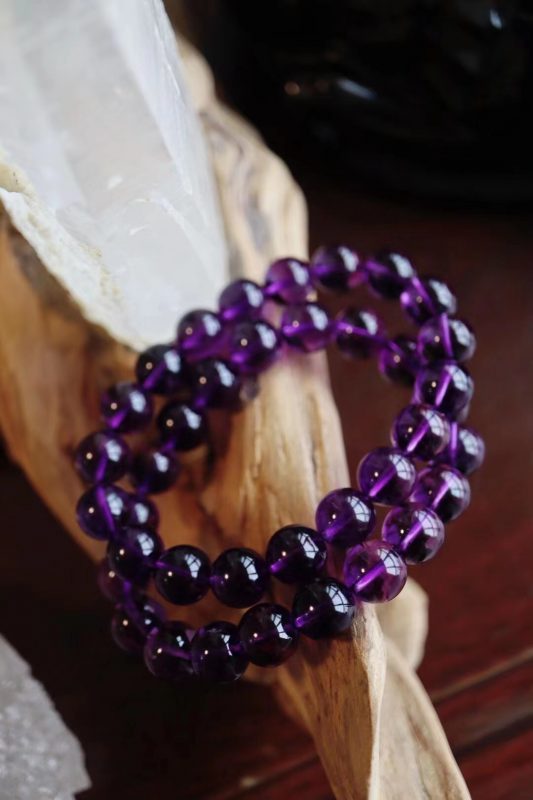 宝石级的紫水晶手链,代表高层次的爱意-菩心晶舍