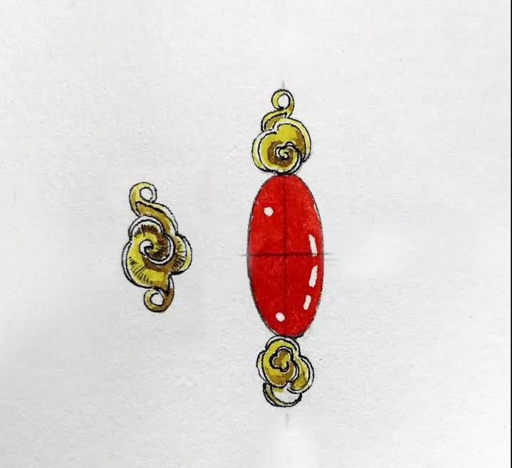 红纹石手链设计稿 菩心近期的设计款单品以及设计图展示-菩心晶舍