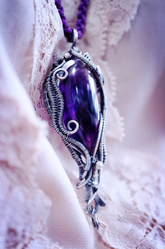 紫发晶|纯银纯手工设计