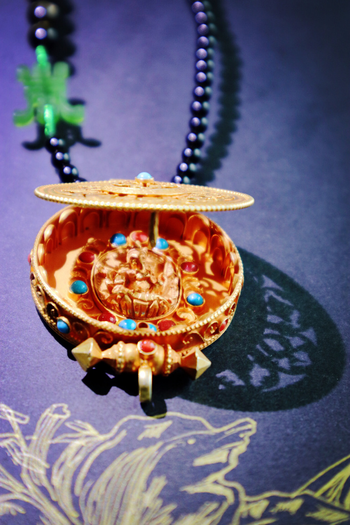 【嘎乌盒|鎏金】菩心特色的“财神”嘎乌盒