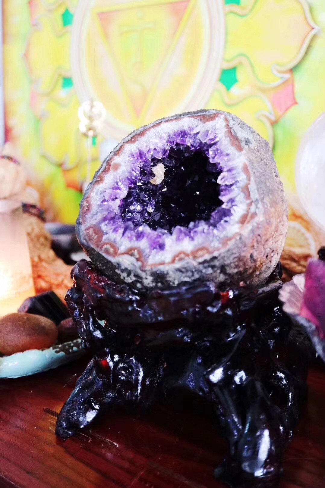 菩心晶舍紫晶洞