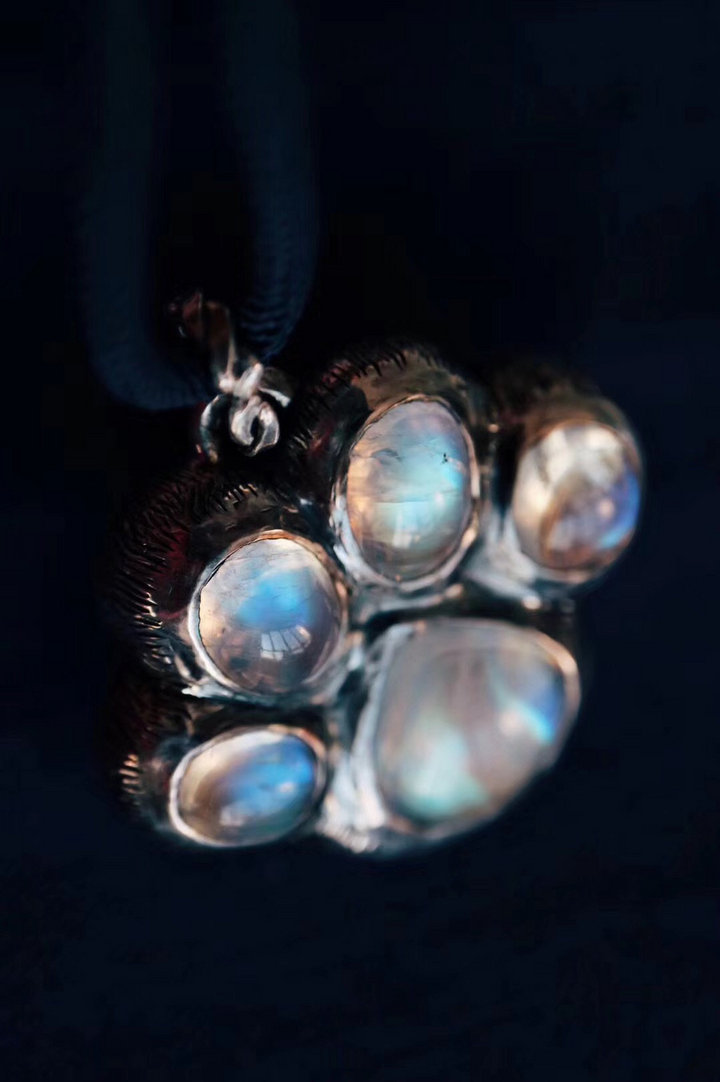 菩心晶舍月光石猫爪